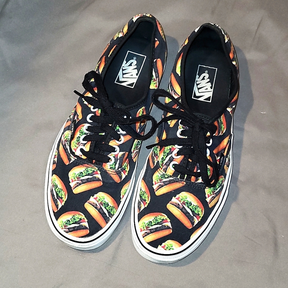 Vans cheeseburger shoes